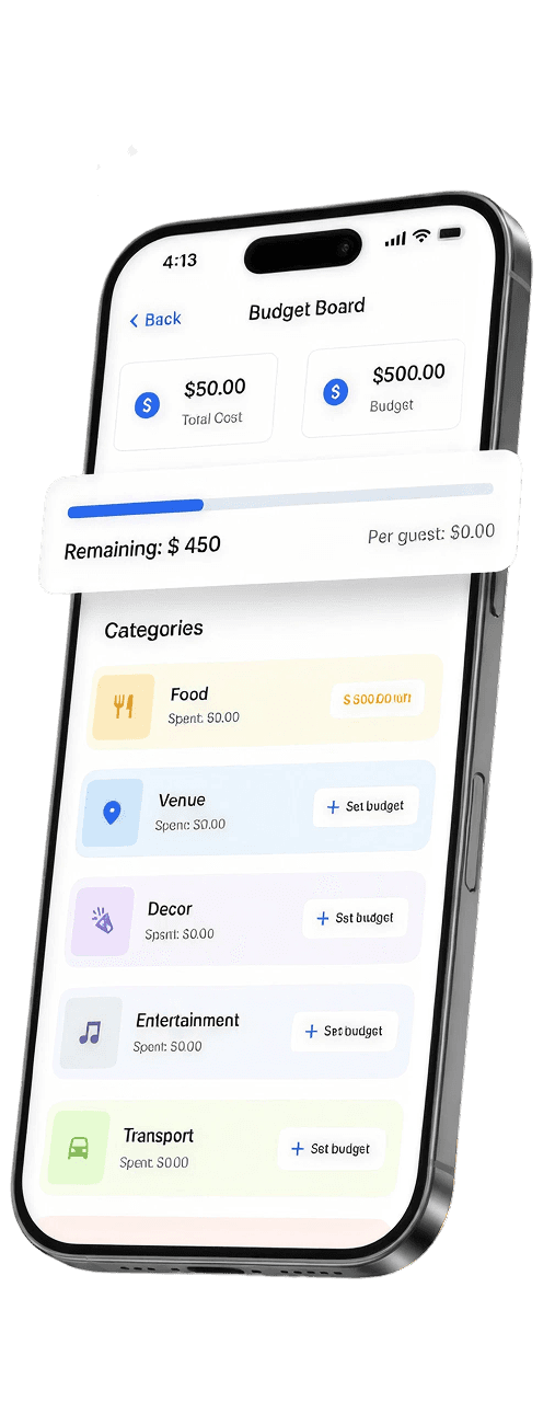 EventFull — track money and budget together